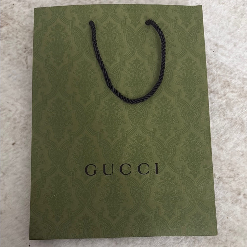 Gucci Green Shopping Bag